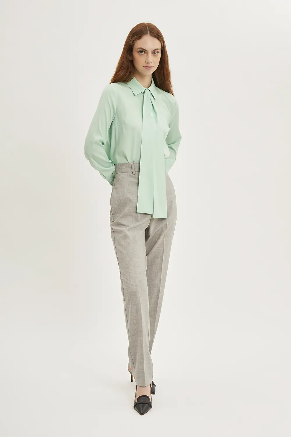 P.A.R.O.S.H. CAMICIA CON FIOCCO