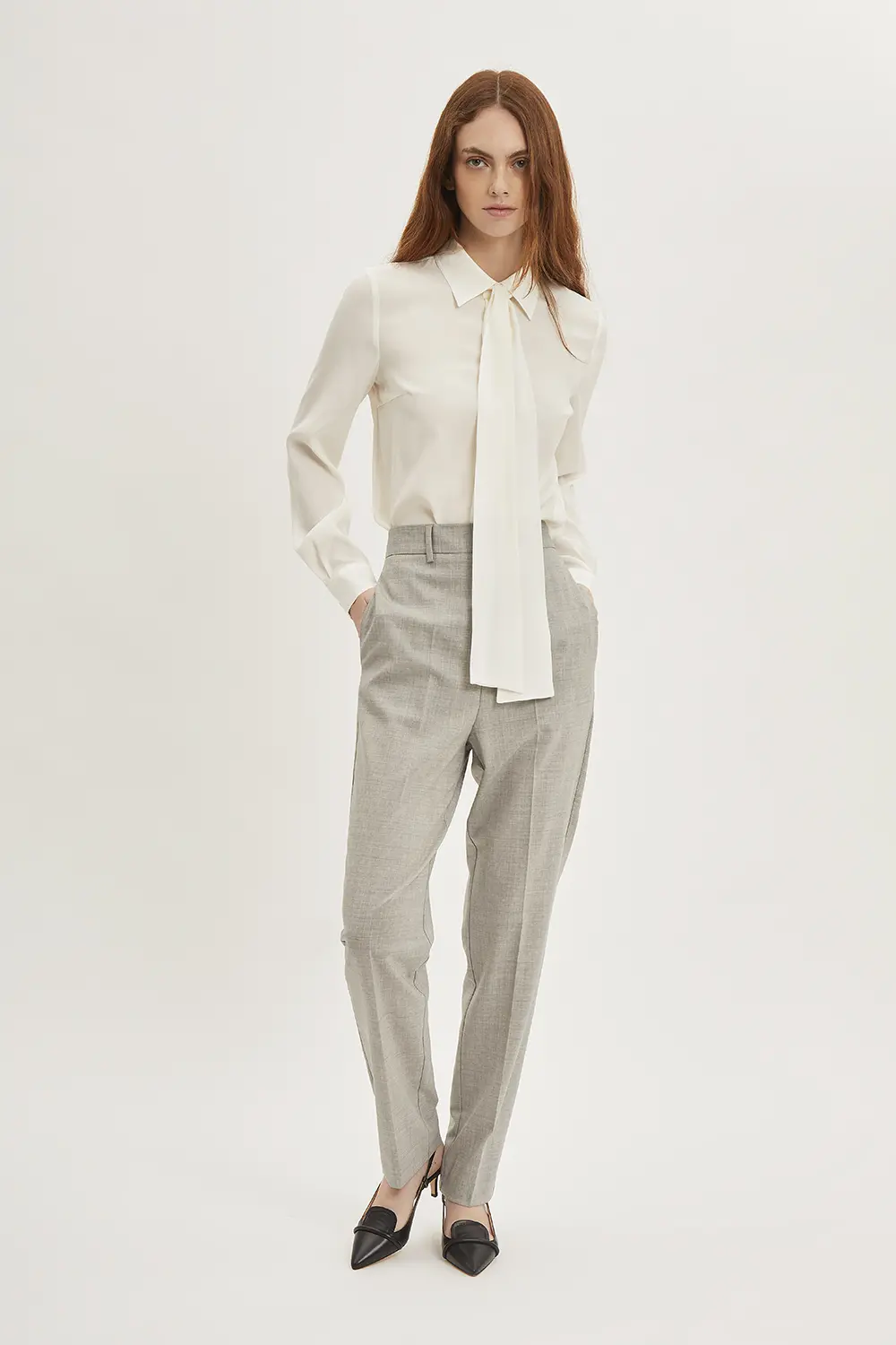 P.A.R.O.S.H. CAMICIA CON FIOCCO