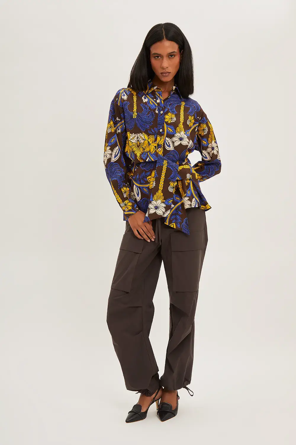 P.A.R.O.S.H. CAMICIA CON FIOCCO