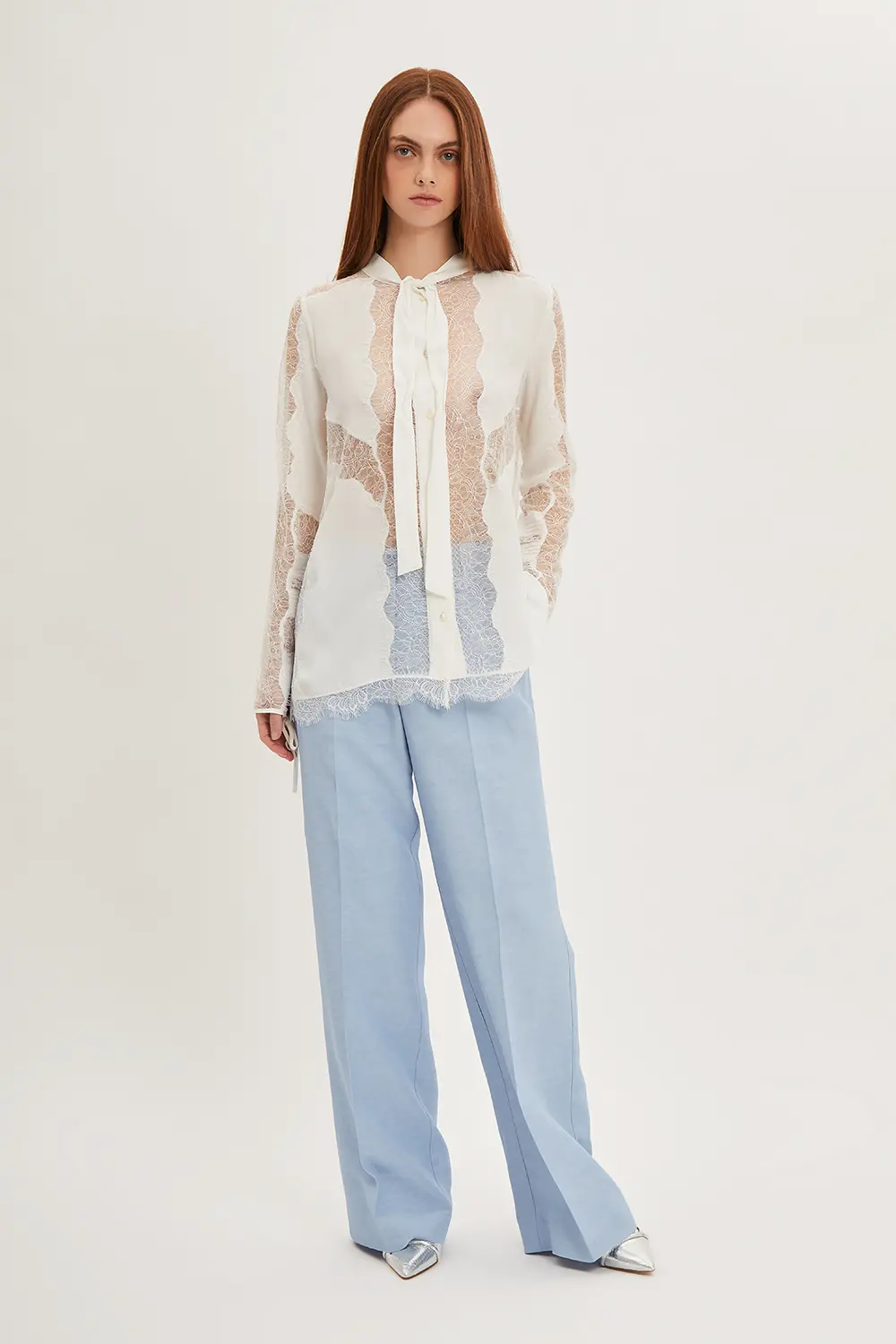 P.A.R.O.S.H. CAMICIA CON PIZZO