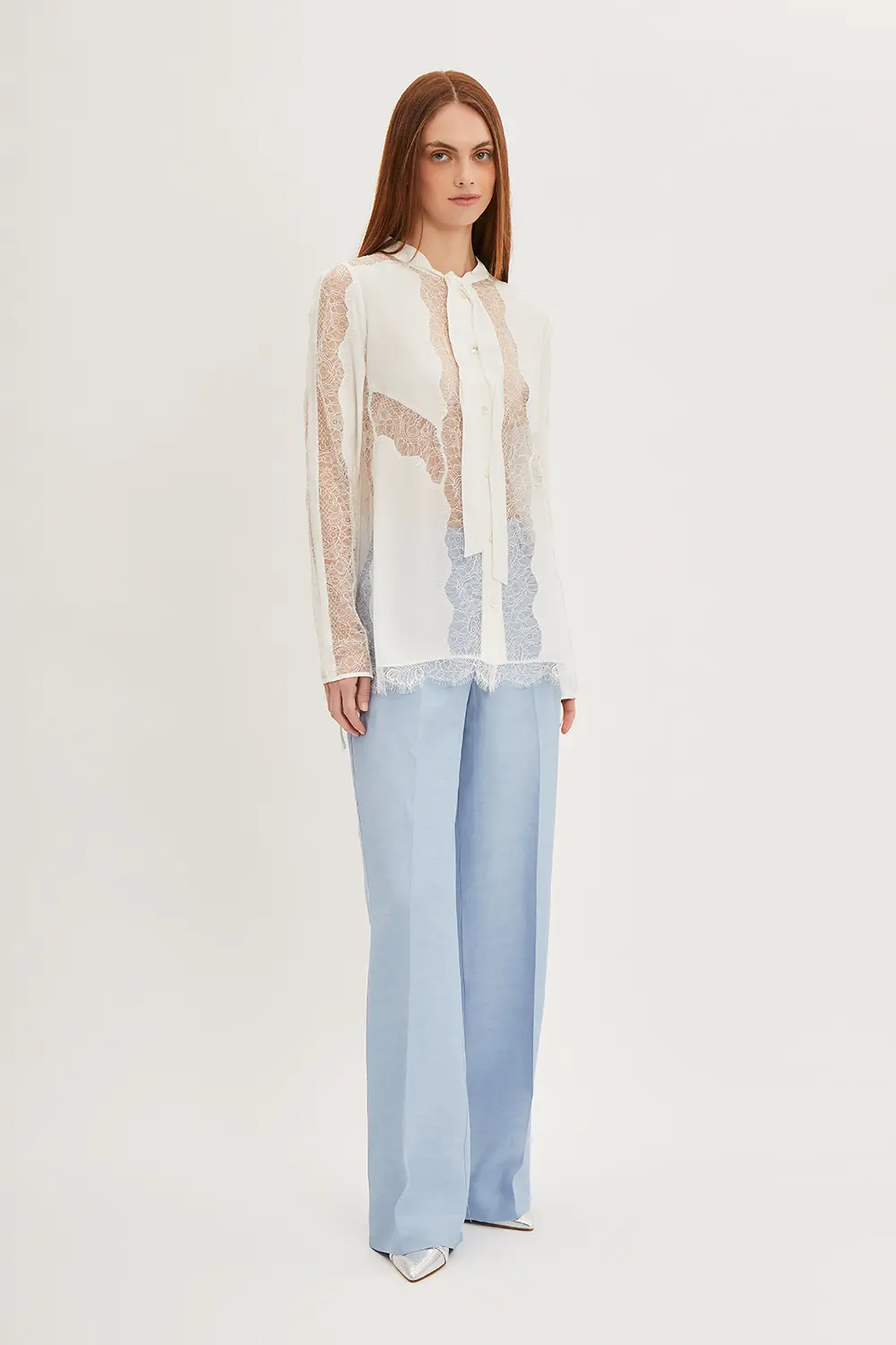 P.A.R.O.S.H. CAMICIA CON PIZZO