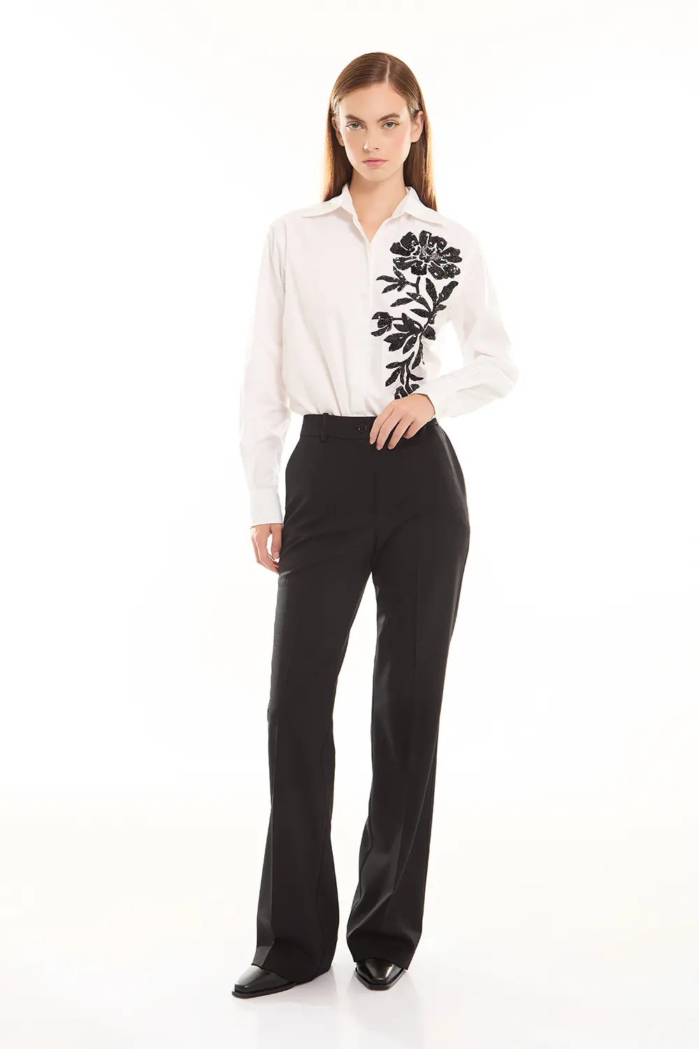 P.A.R.O.S.H. CAMICIA CON RICAMO