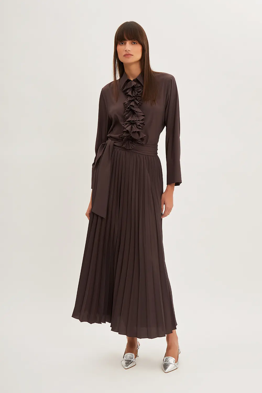 P.A.R.O.S.H. CAMICIA CON ROUCHES