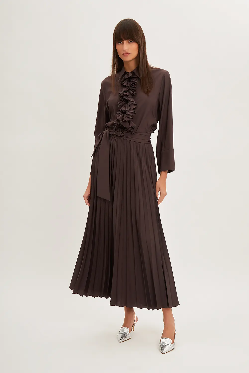 P.A.R.O.S.H. CAMICIA CON ROUCHES