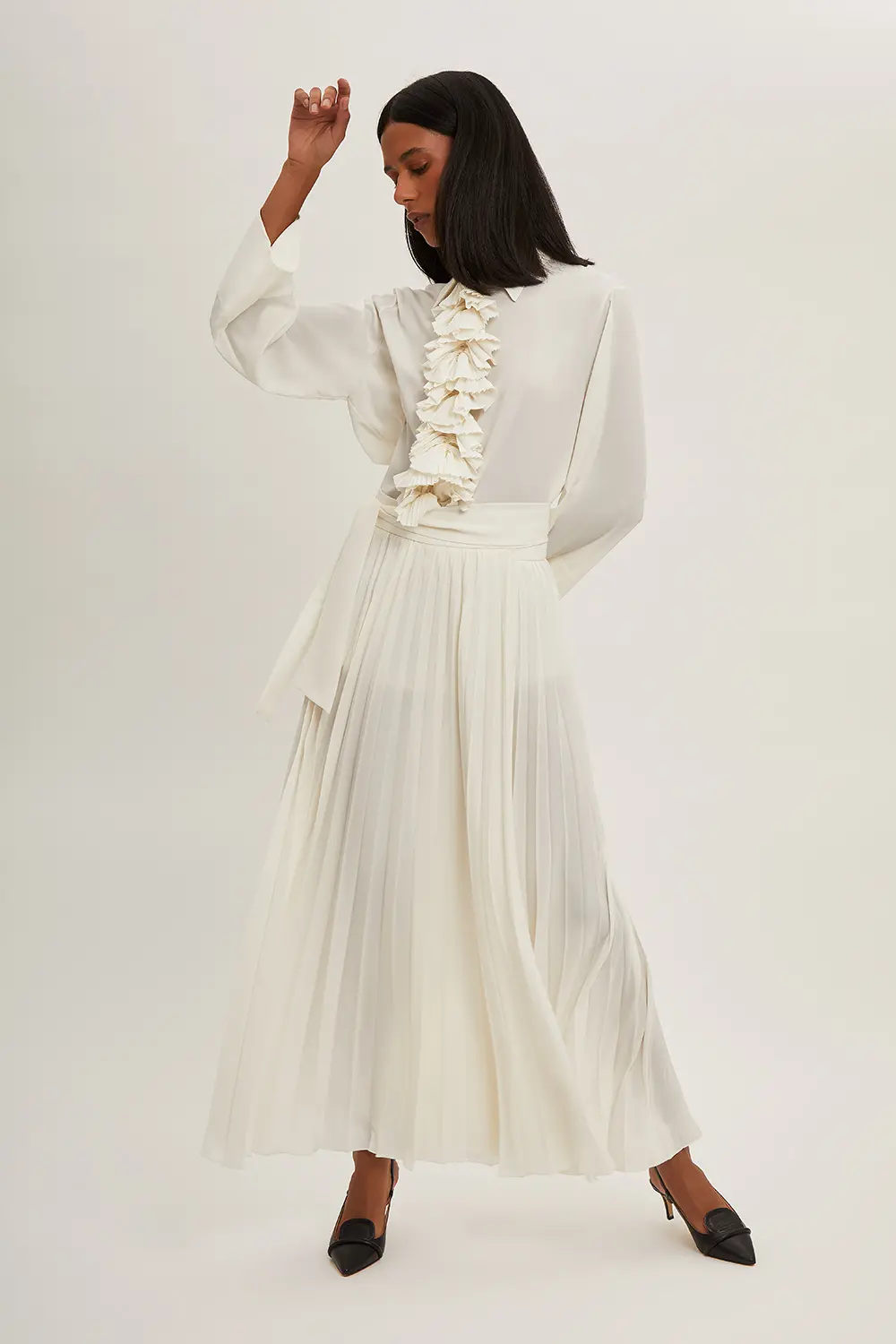 P.A.R.O.S.H. CAMICIA CON ROUCHES