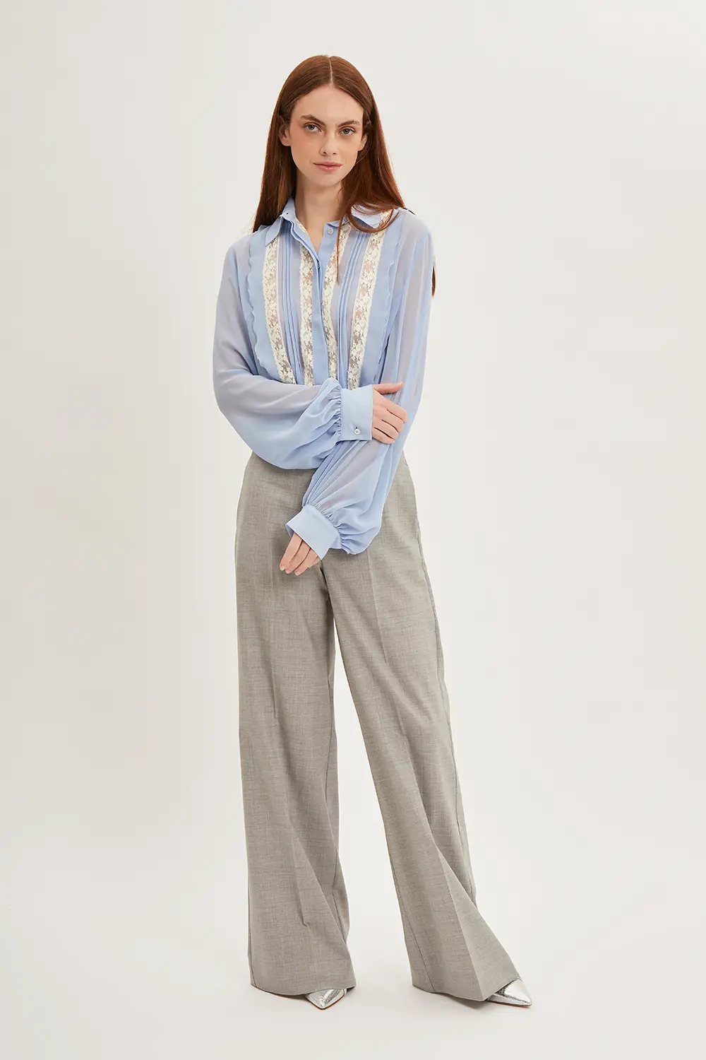 P.A.R.O.S.H. CAMICIA CON ROUCHES