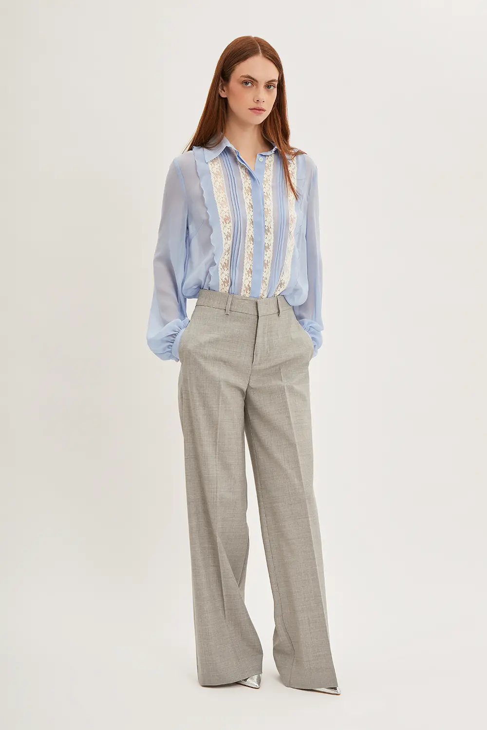 P.A.R.O.S.H. CAMICIA CON ROUCHES