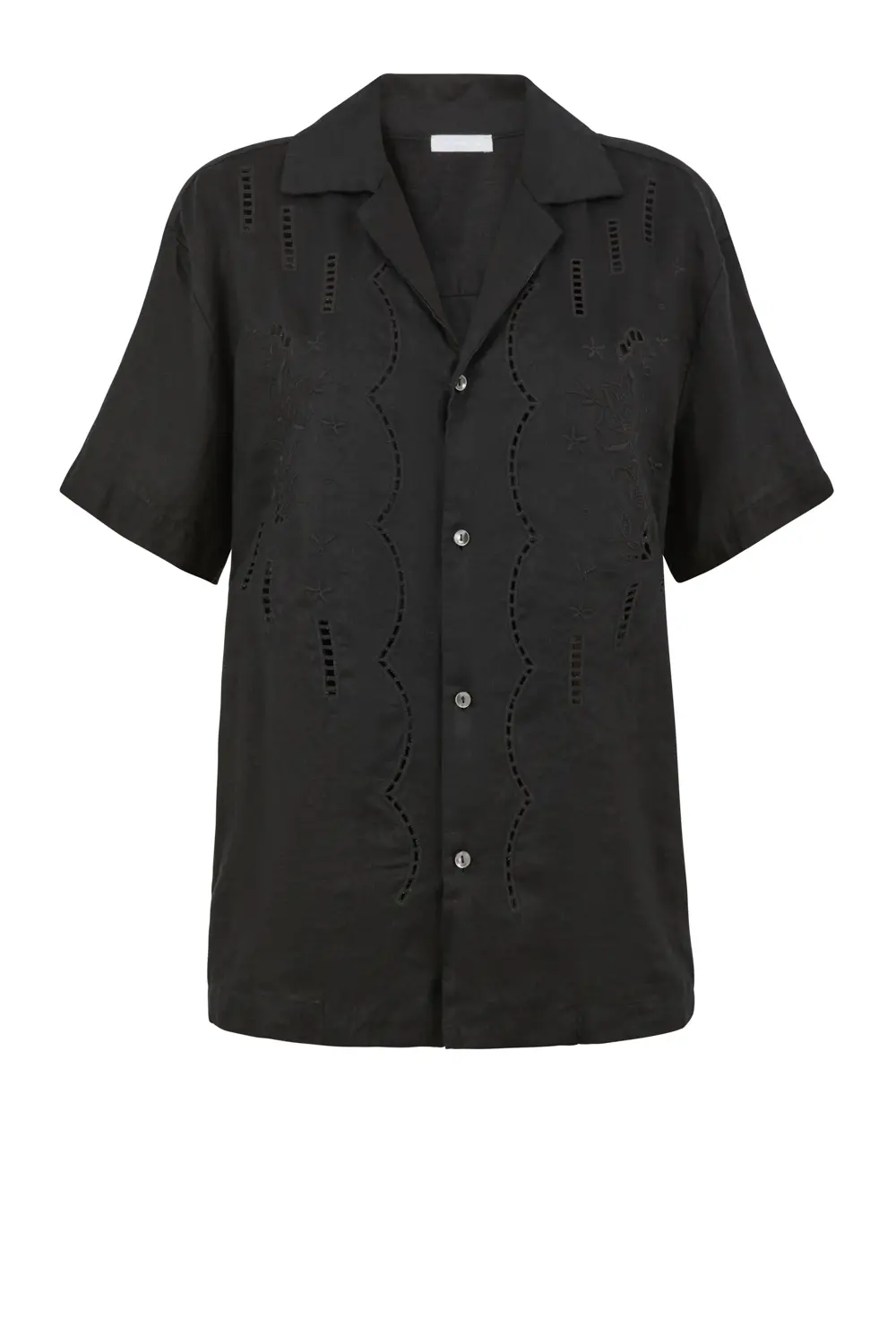 P.A.R.O.S.H. CAMICIA IN LINO RICAMATA