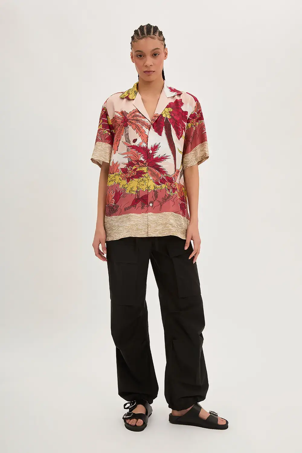 P.A.R.O.S.H. CAMICIA PALME IN TWILL