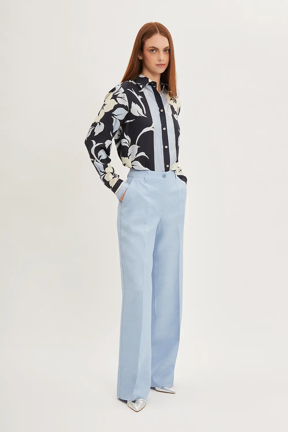 P.A.R.O.S.H. CAMICIA STAMPA FIORI