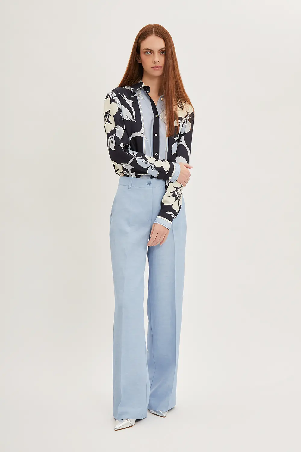 P.A.R.O.S.H. CAMICIA STAMPA FIORI