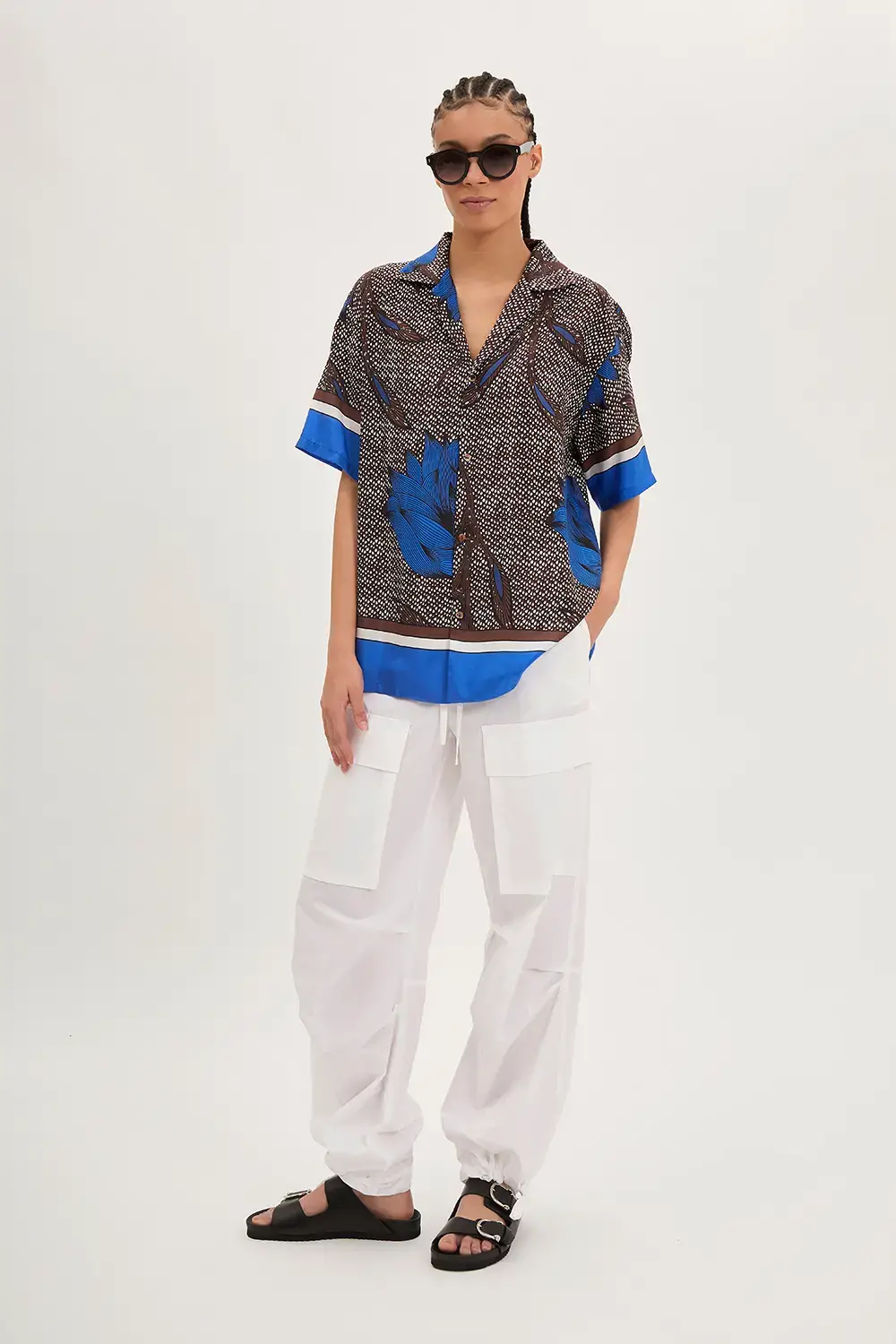 P.A.R.O.S.H. CAMICIA STAMPA WAX