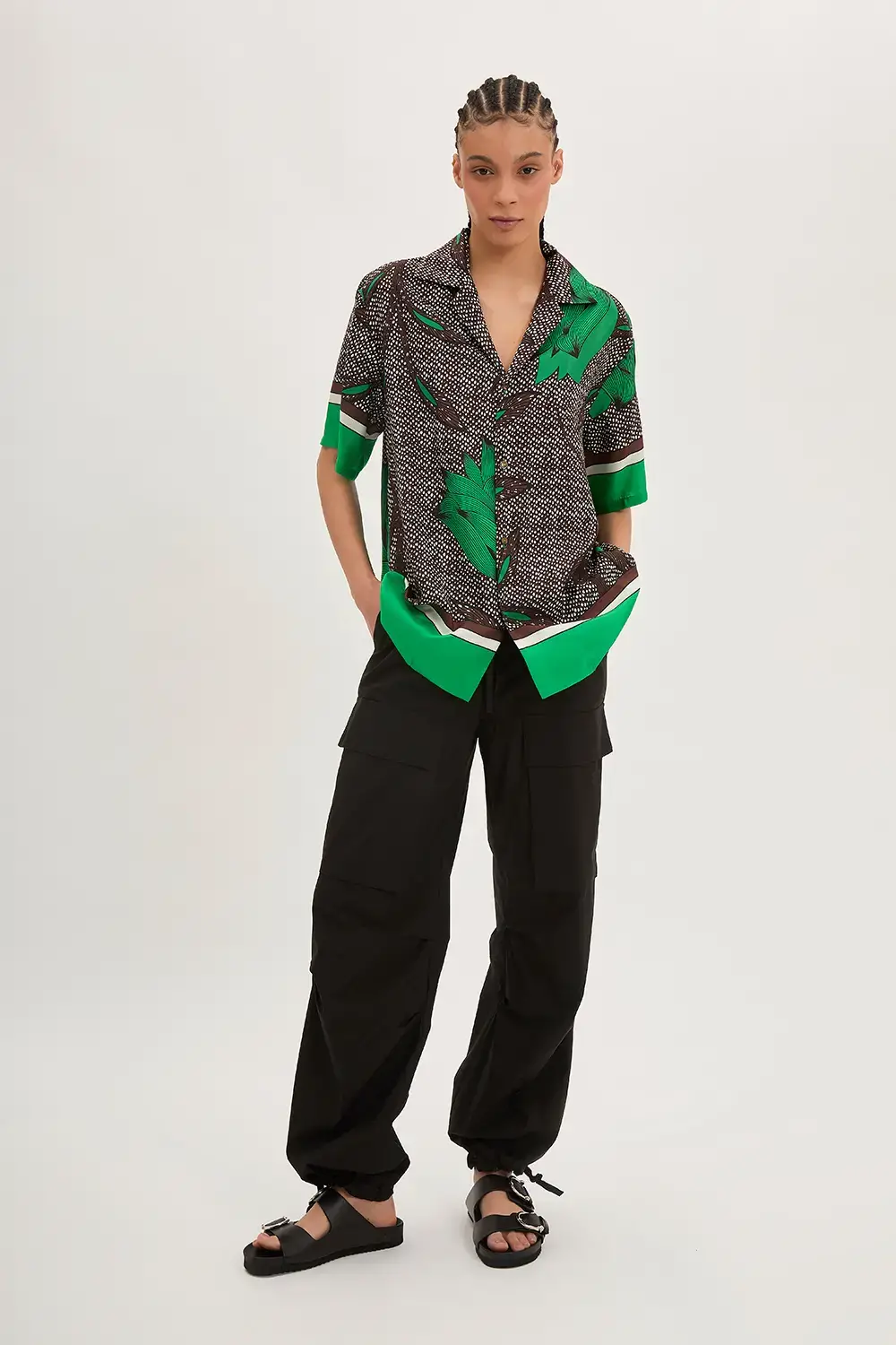 P.A.R.O.S.H. CAMICIA STAMPA WAX