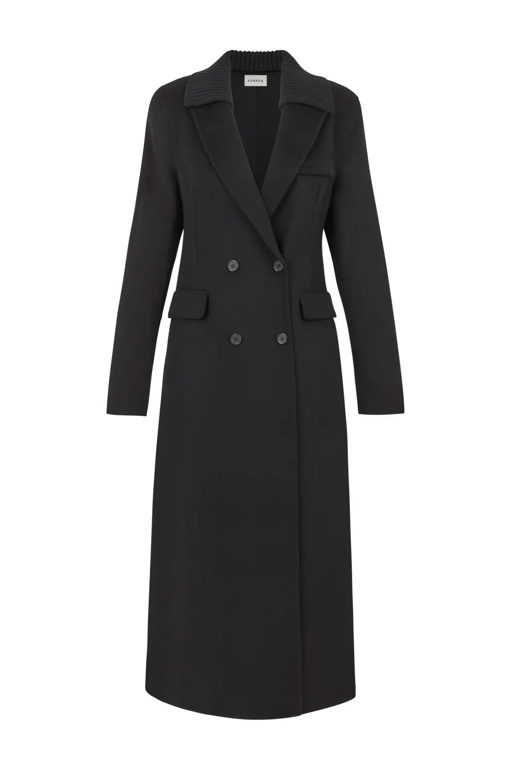 P.A.R.O.S.H. CAPPOTTO COLLO IN MAGLIA