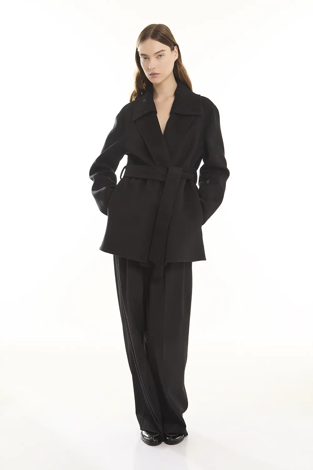 P.A.R.O.S.H. CAPPOTTO CON CINTURA