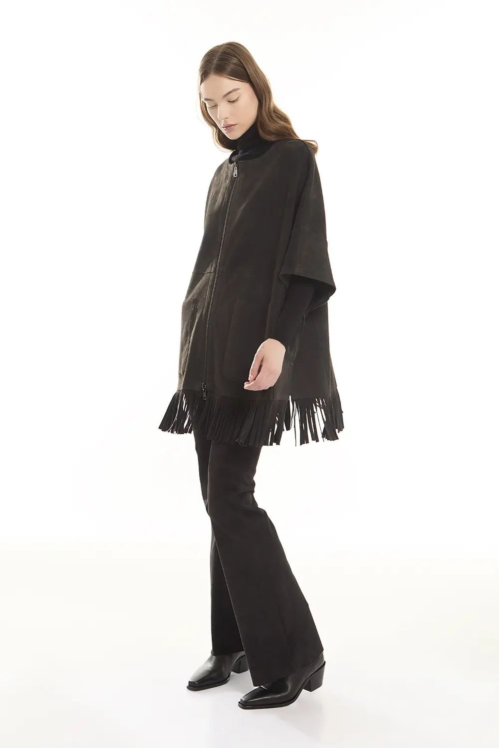 P.A.R.O.S.H. CAPPOTTO IN SUEDE