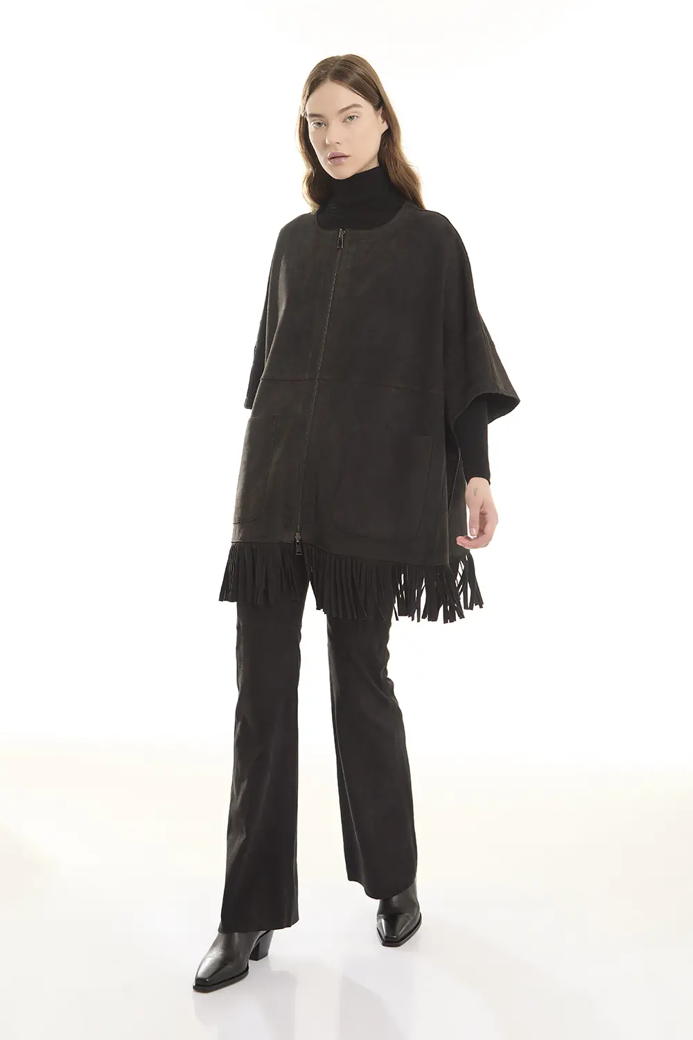 P.A.R.O.S.H. CAPPOTTO IN SUEDE