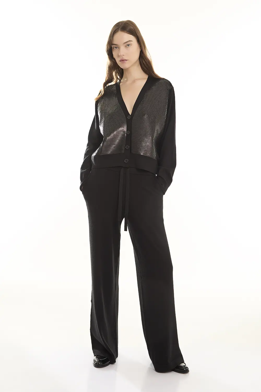 P.A.R.O.S.H. CARDIGAN CON PAILLETTES