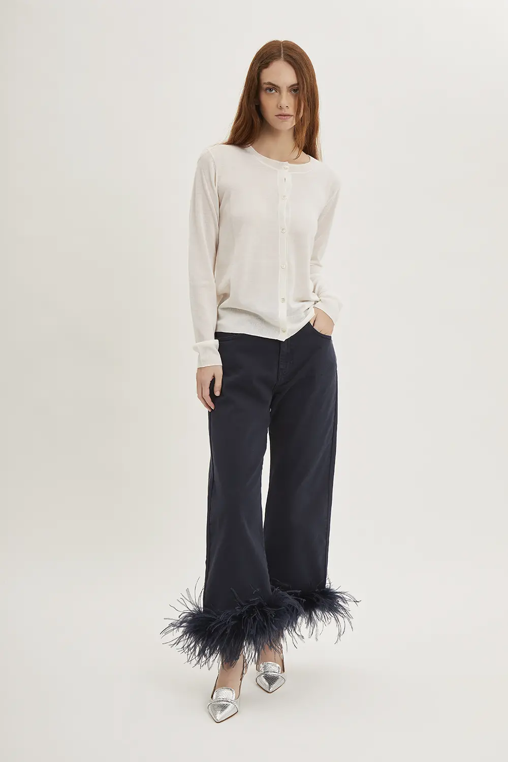 P.A.R.O.S.H. CARDIGAN IN MAGLIA