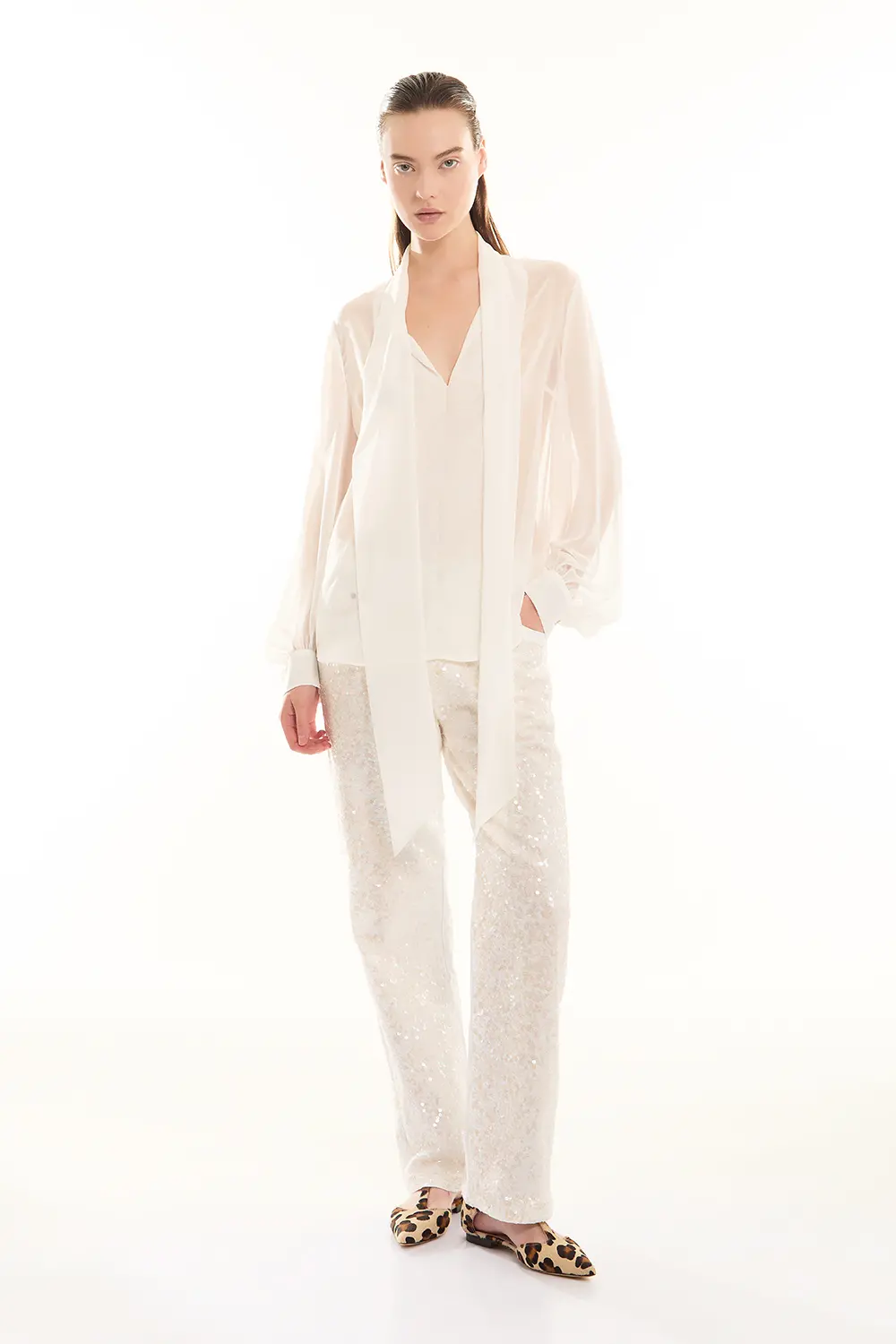 P.A.R.O.S.H. DENIM FULL PAILLETTES