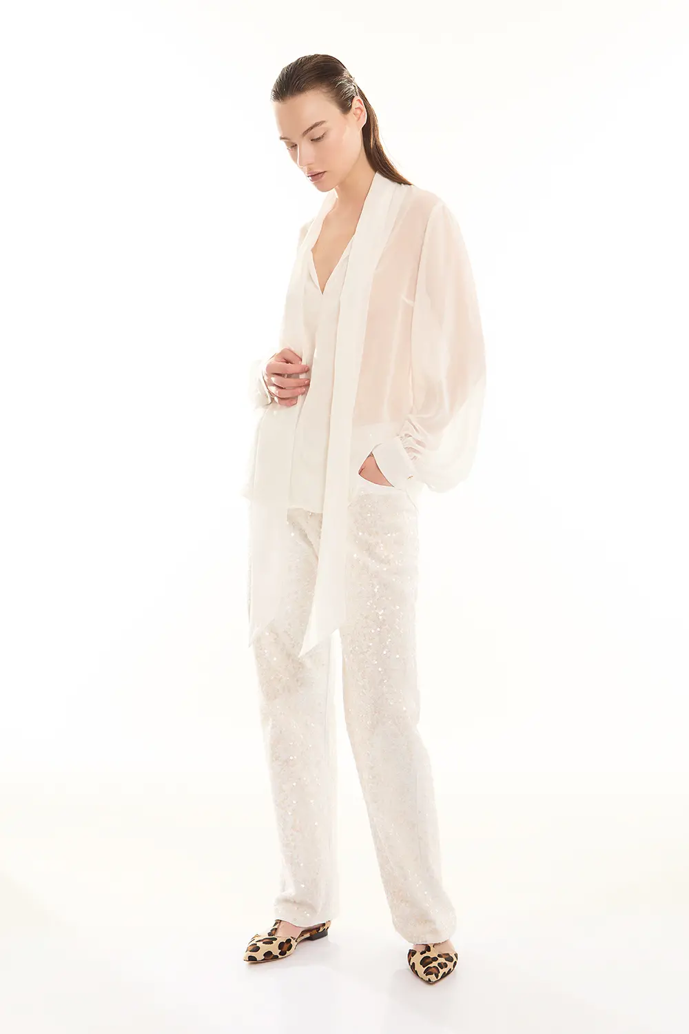 P.A.R.O.S.H. DENIM FULL PAILLETTES