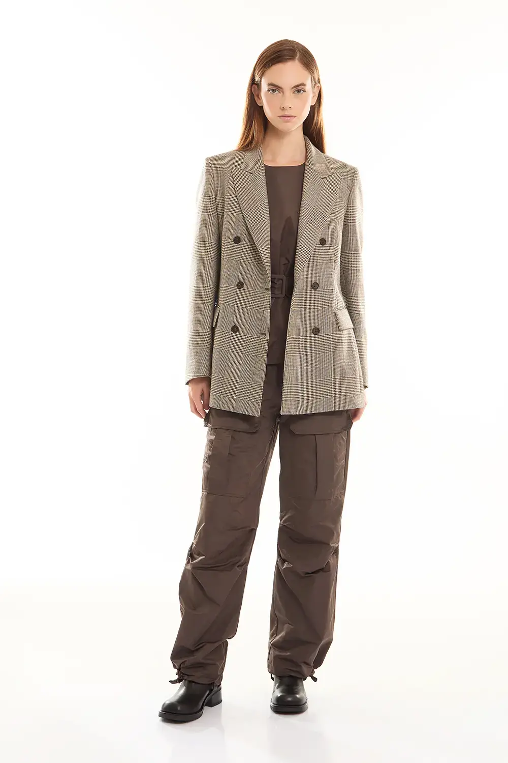 P.A.R.O.S.H. DOPPIO PETTO CHECK