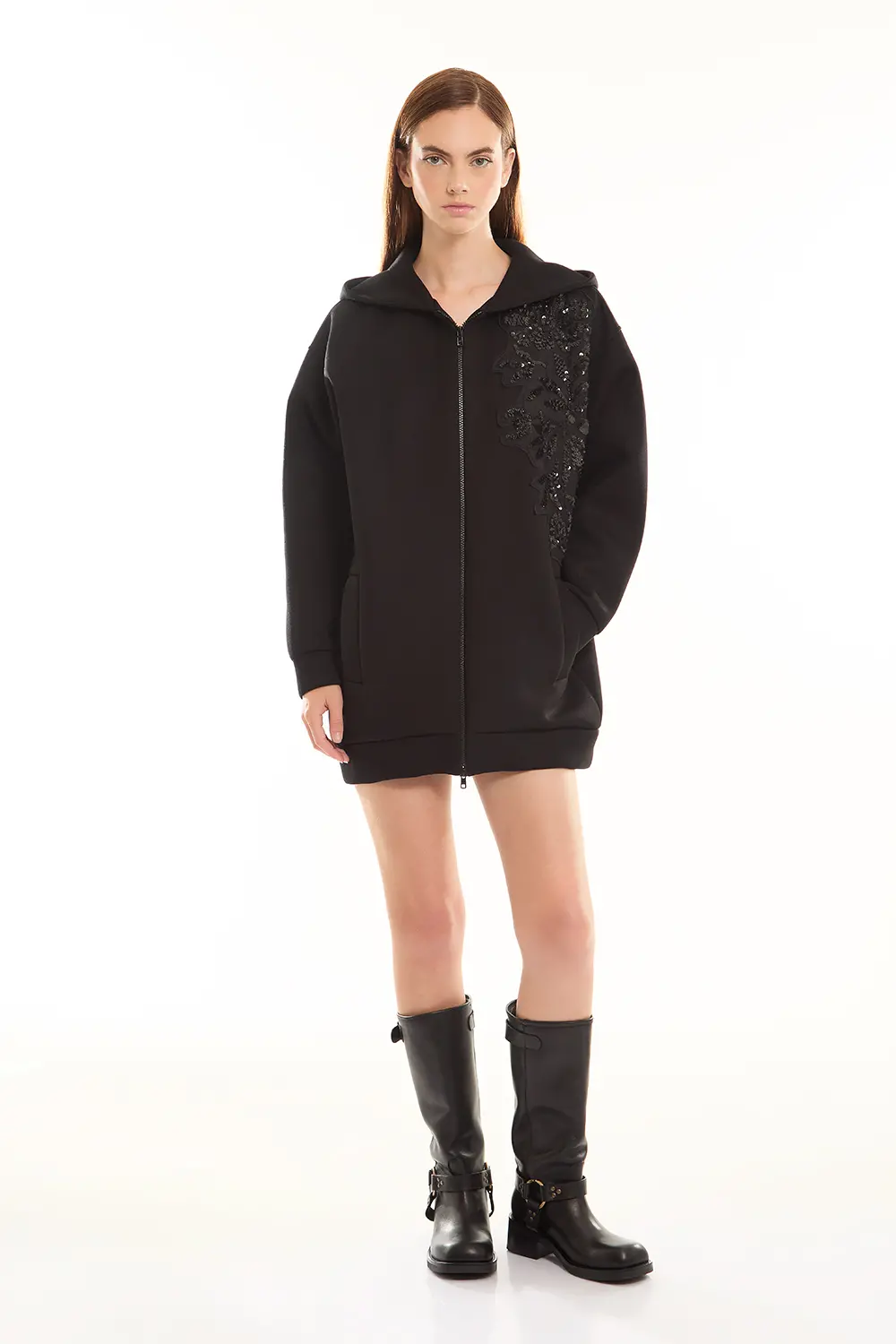 P.A.R.O.S.H. FELPA CON RICAMO