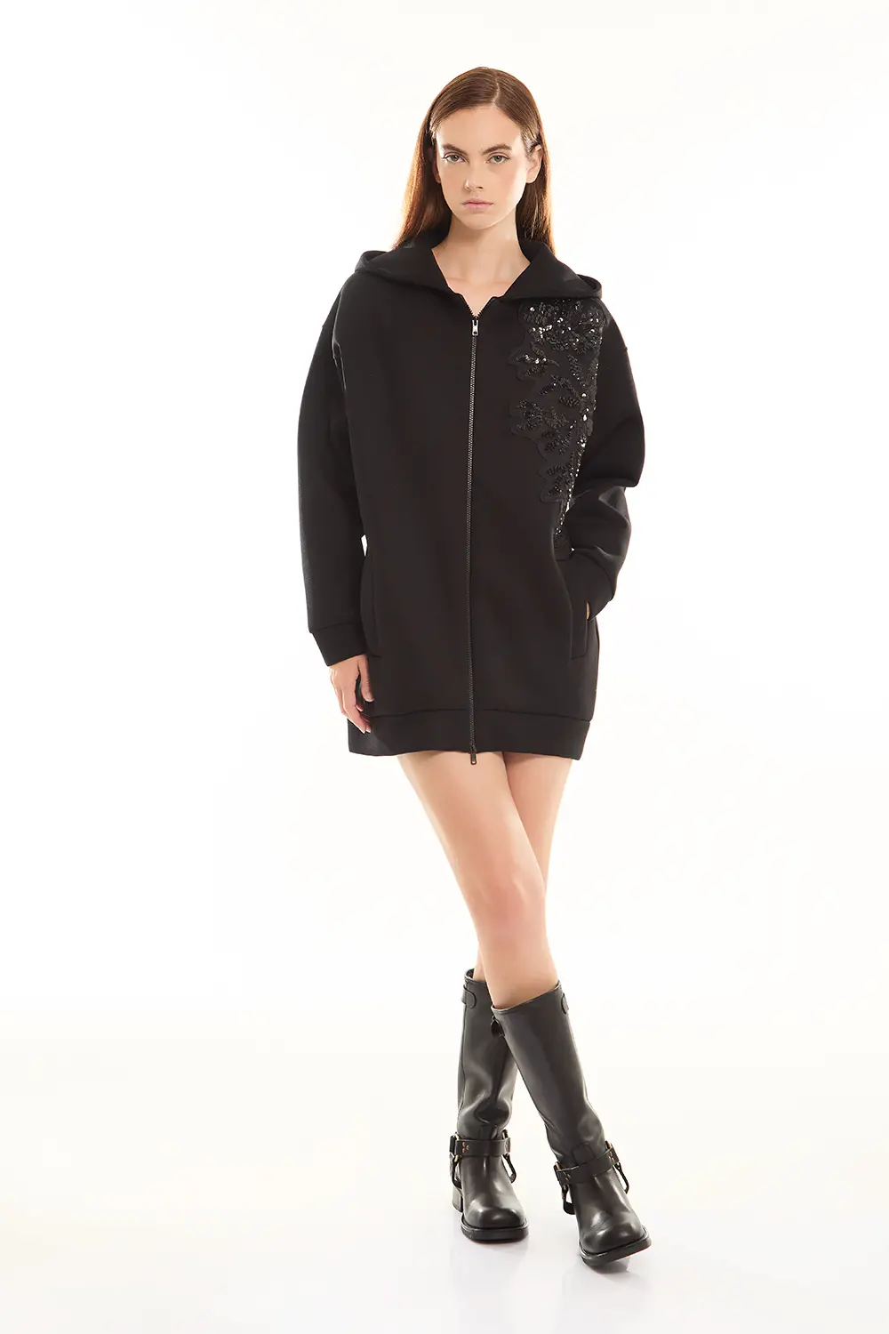 P.A.R.O.S.H. FELPA CON RICAMO