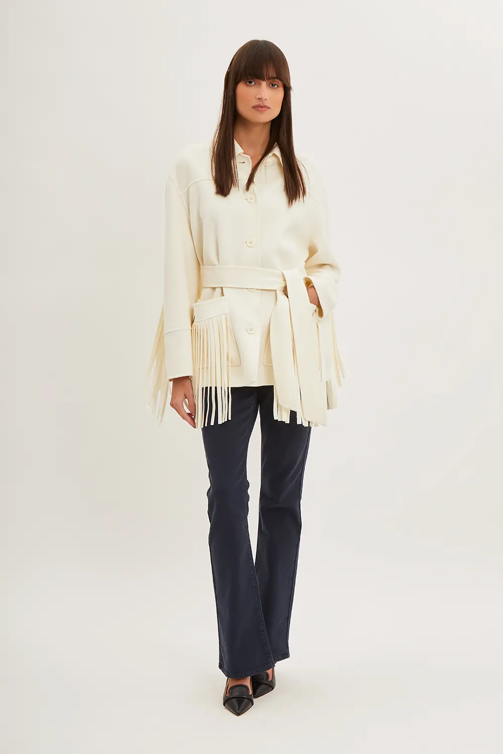 P.A.R.O.S.H. GIACCA CON FRANGE