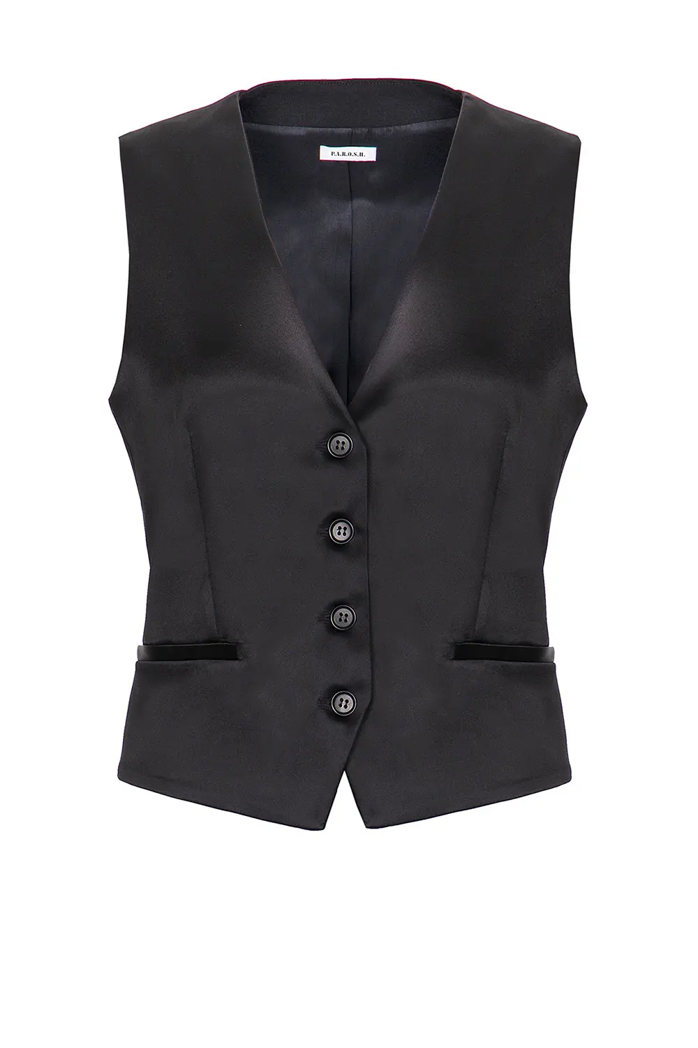 P.A.R.O.S.H. GILET IN GABARDINA