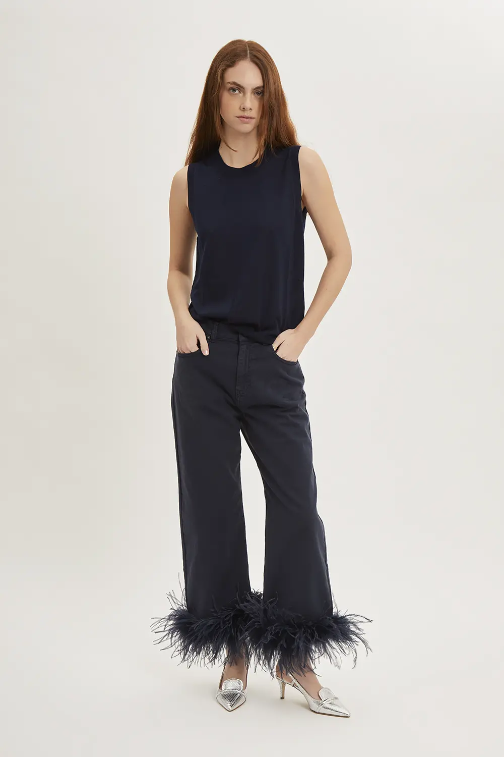 P.A.R.O.S.H. GILET IN MAGLIA