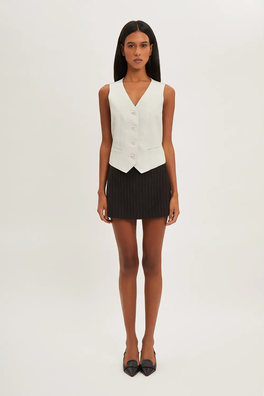 P.A.R.O.S.H. GILET IN PELLE