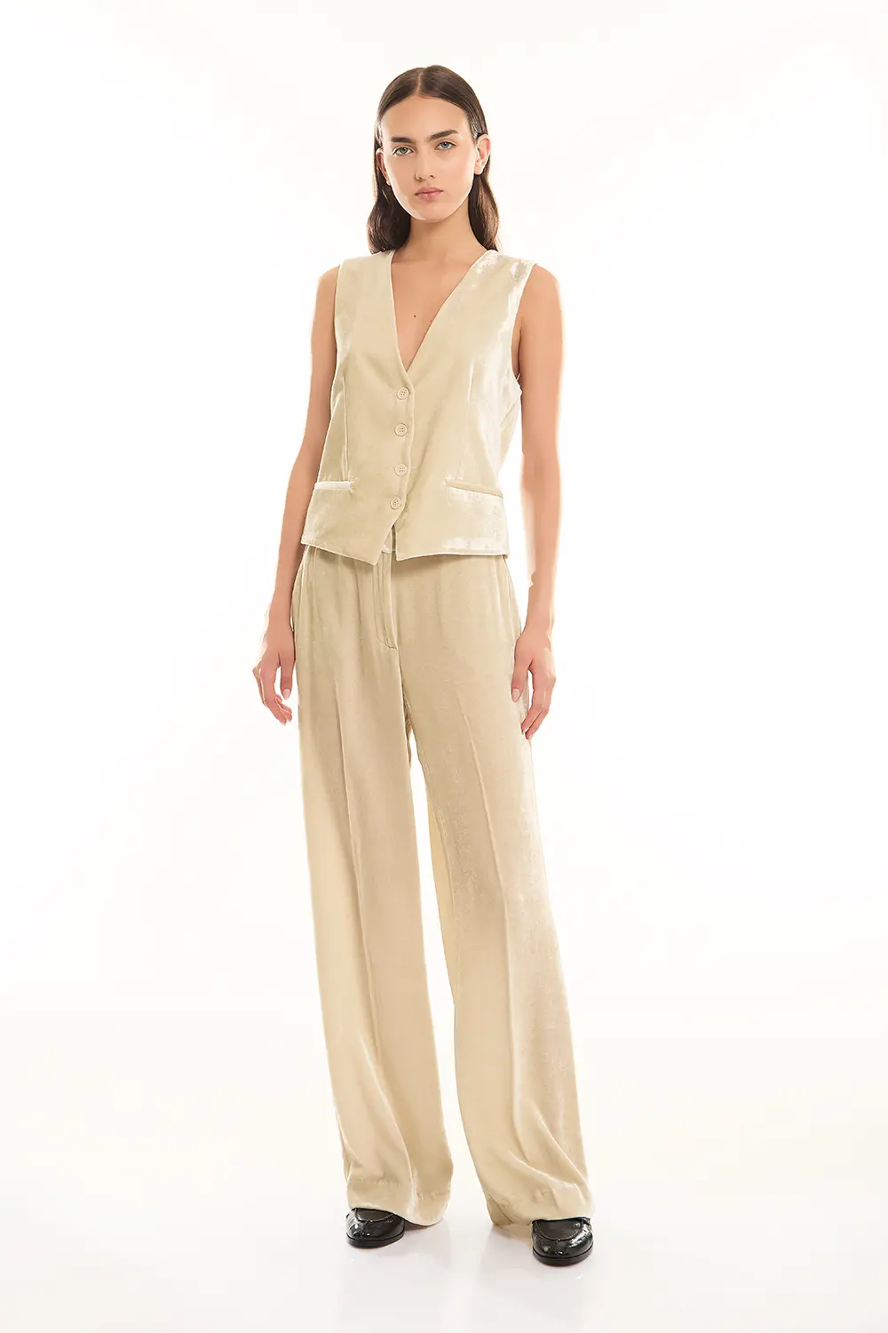 P.A.R.O.S.H. GILET IN VELLUTO