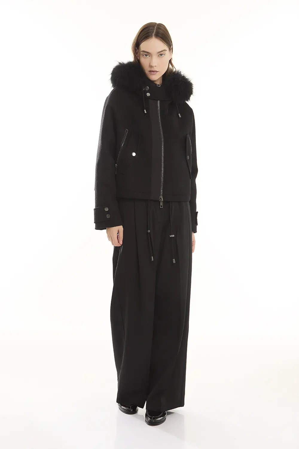 P.A.R.O.S.H. GIUBBOTTO CON PELLICCIA