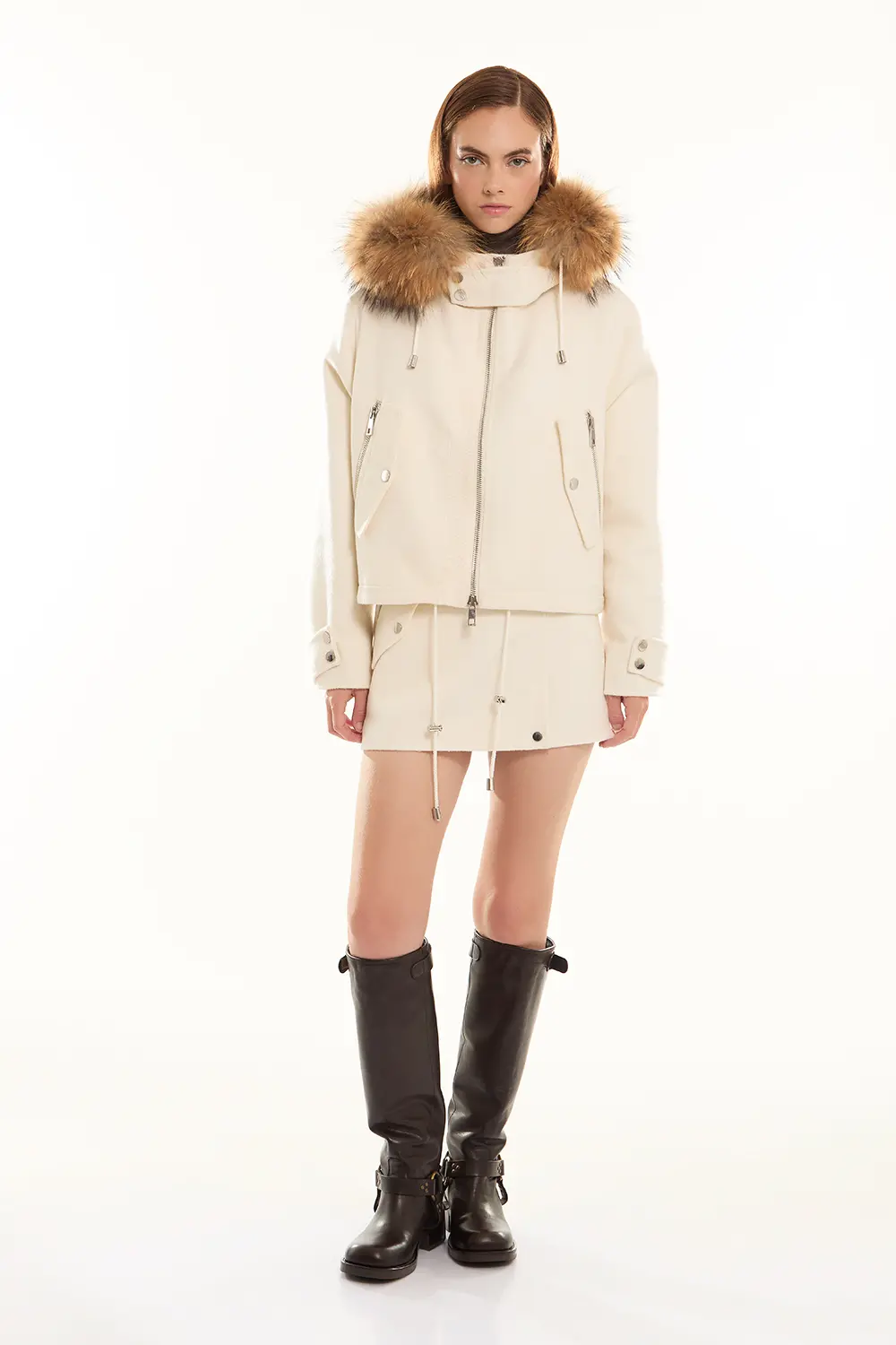 P.A.R.O.S.H. GIUBBOTTO CON PELLICCIA