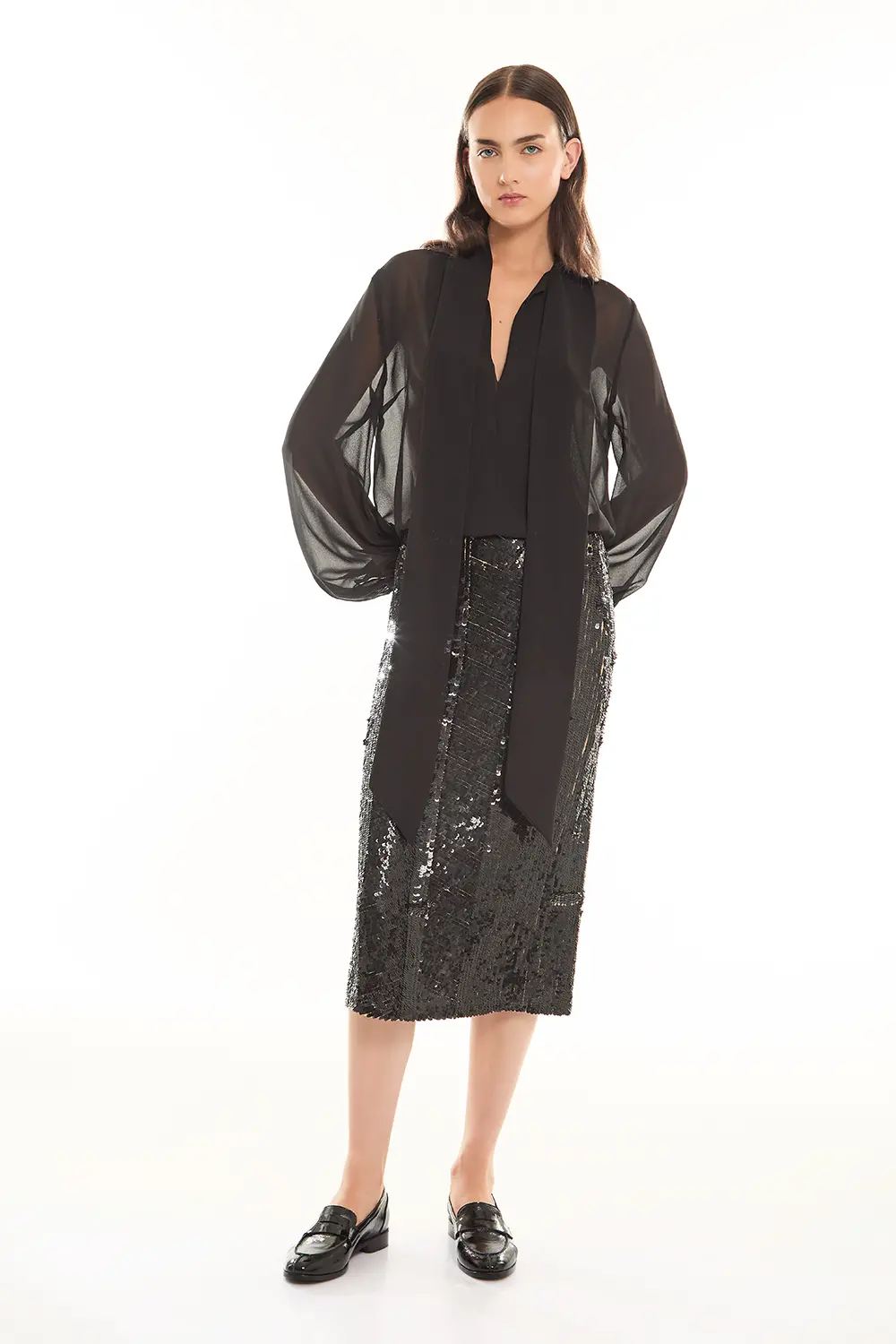 P.A.R.O.S.H. LONGUETTE FULL PAILLETTES