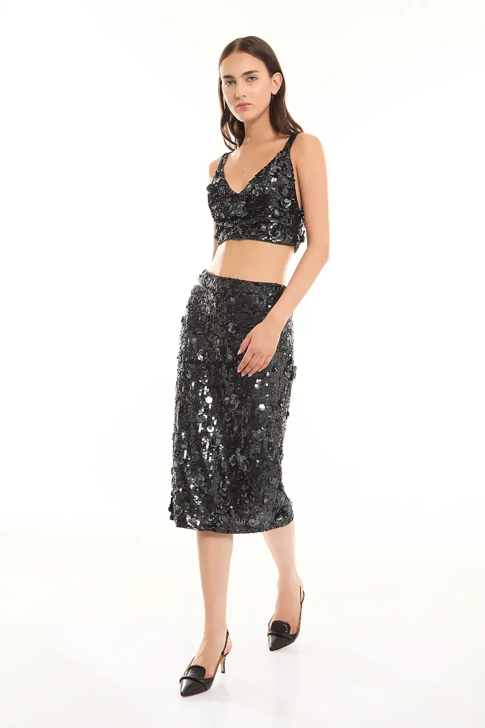 P.A.R.O.S.H. LONGUETTE FULL PAILLETTES