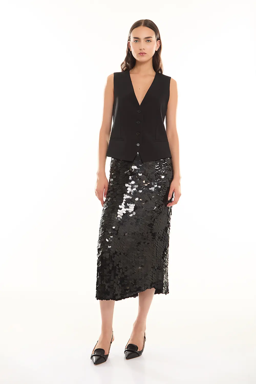 P.A.R.O.S.H. LONGUETTE FULL PAILLETTES