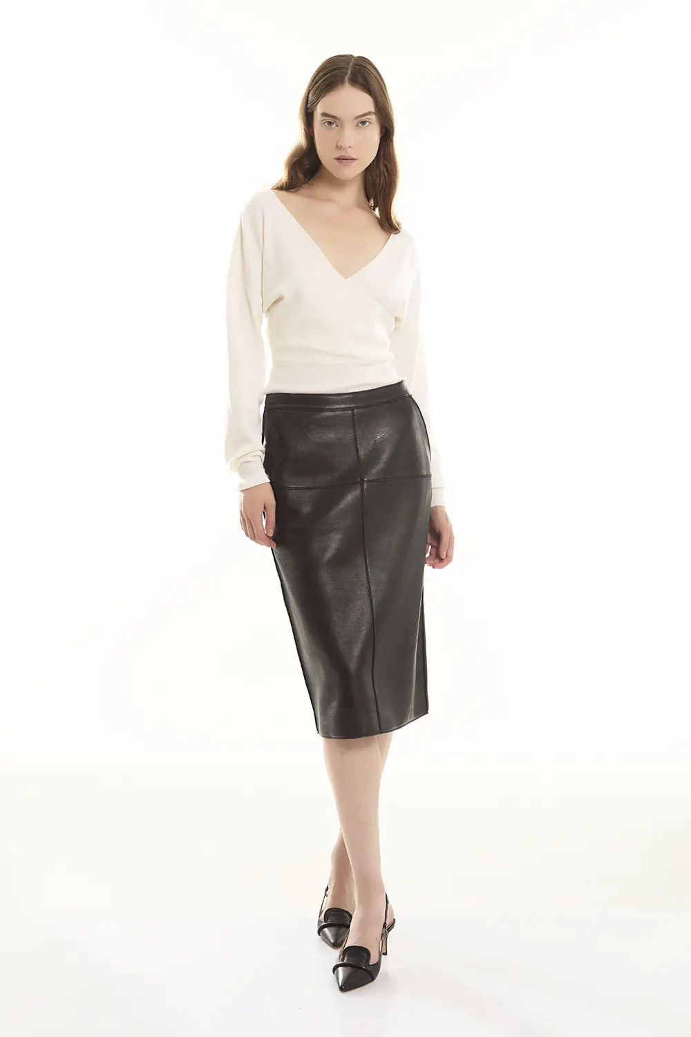 P.A.R.O.S.H. LONGUETTE IN PELLE