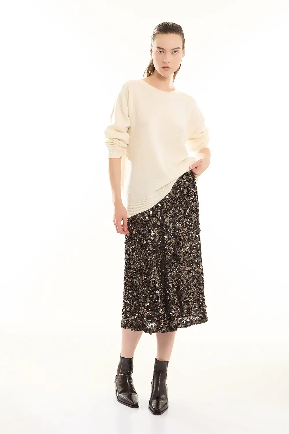 P.A.R.O.S.H. MAGLIA GIROCOLLO IN LANA