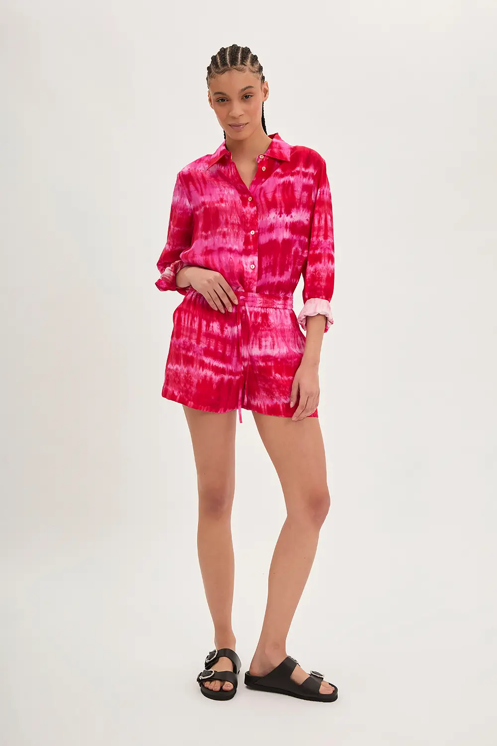 P.A.R.O.S.H. MINI CHEMISIER TIE-DYE