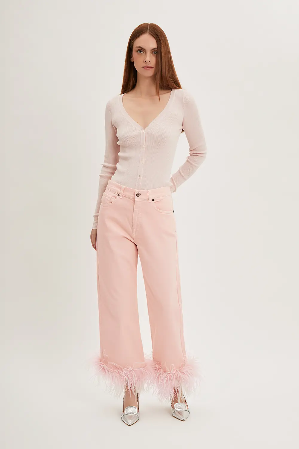 P.A.R.O.S.H. PANTALONE CON PIUME