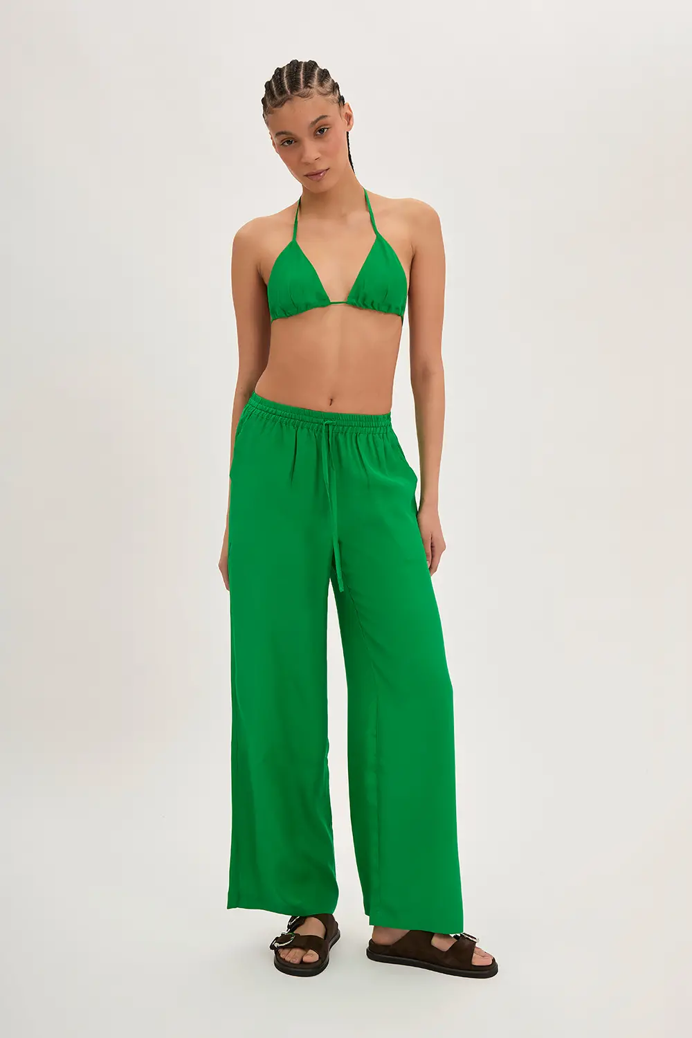 P.A.R.O.S.H. PANTALONE ENVER SATIN