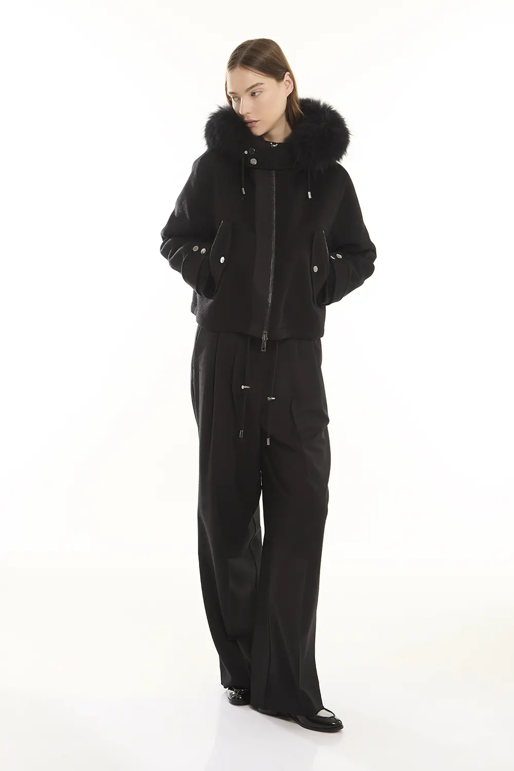 P.A.R.O.S.H. PANTALONE IN GABARDINA