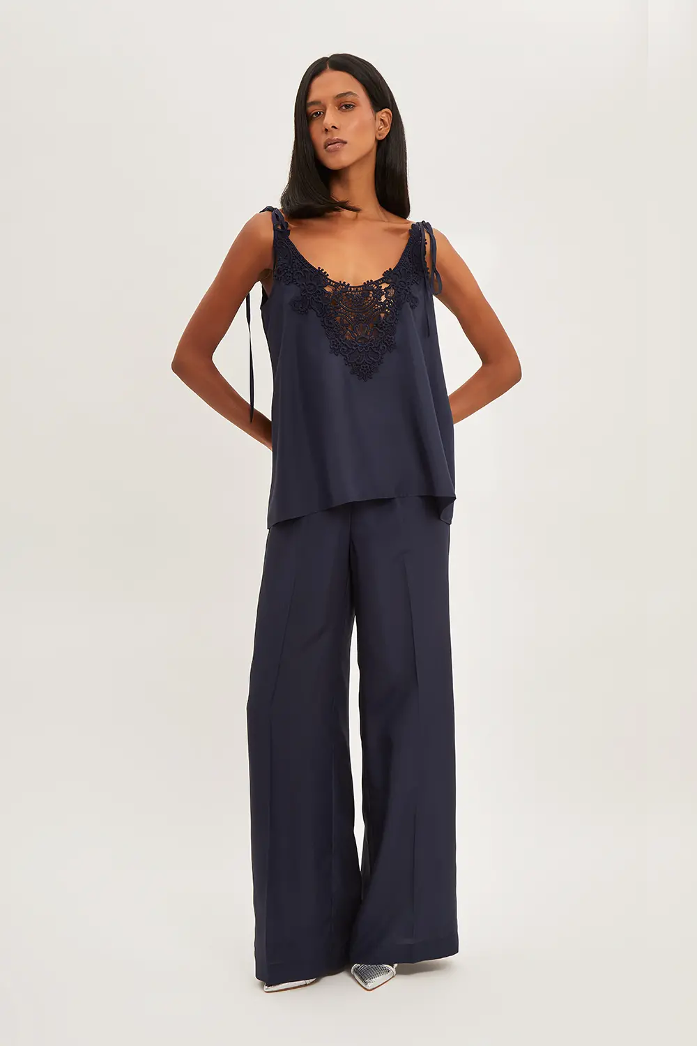 P.A.R.O.S.H. PANTALONE IN SETA