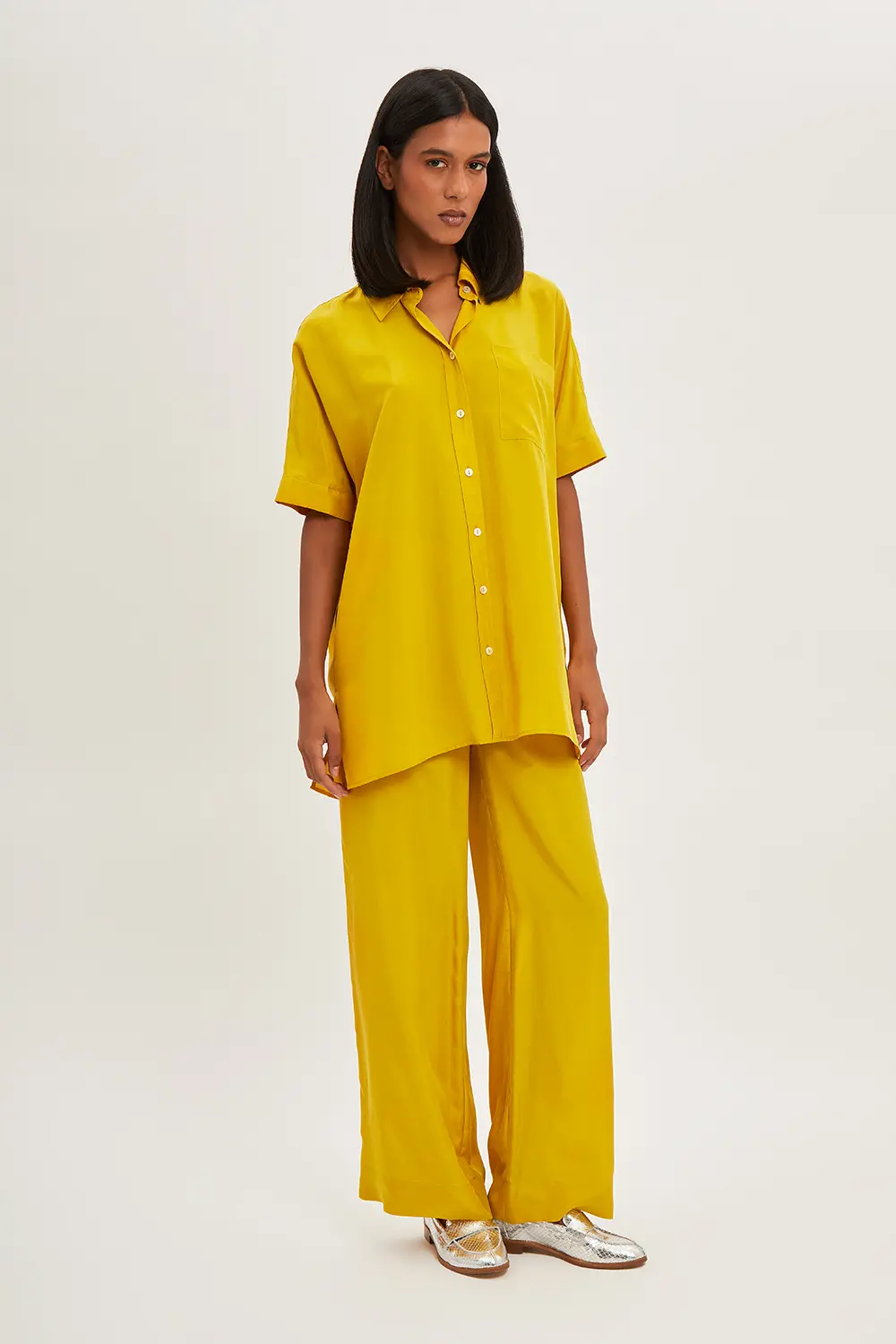 P.A.R.O.S.H. PANTALONE IN SETA