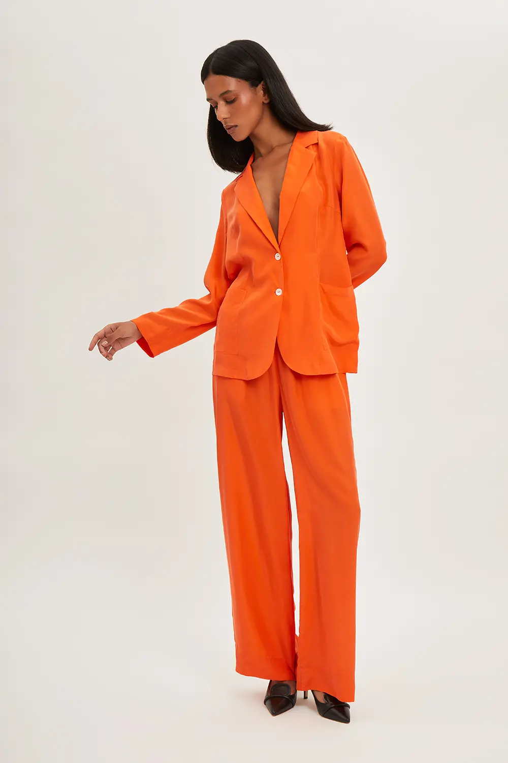 P.A.R.O.S.H. PANTALONE IN SETA