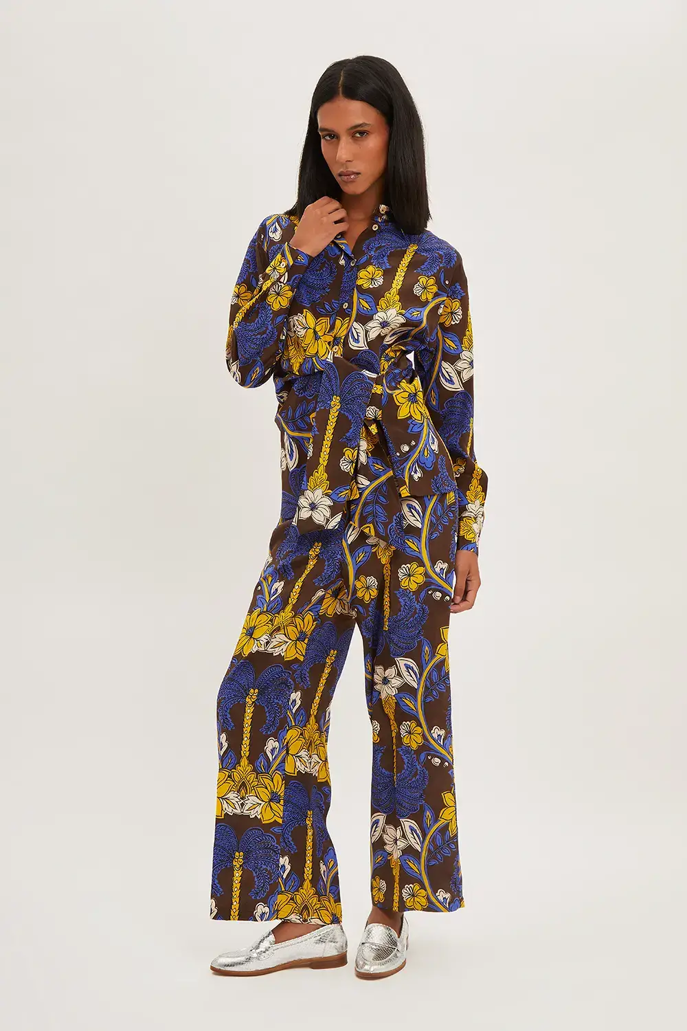 P.A.R.O.S.H. PANTALONE IN SETA