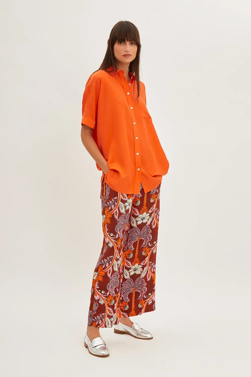 P.A.R.O.S.H. PANTALONE IN SETA