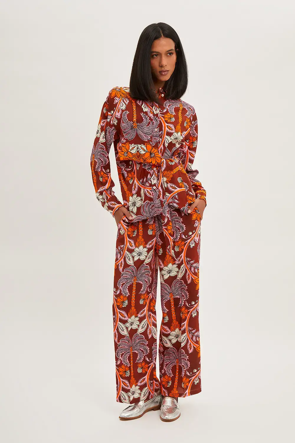 P.A.R.O.S.H. PANTALONE IN SETA